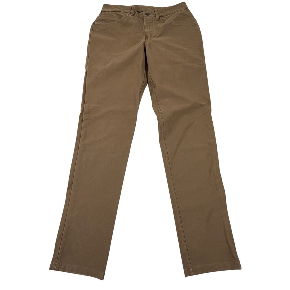 Lululemon ABC Pant Slim 32" *Utilitech Abrasion Resistant M5ABNS Tan Men 32x31